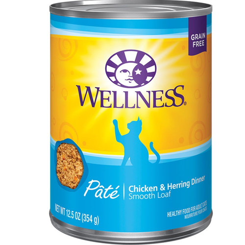 Wellness® Complete Health Chicken & Herring Pate Cat Can Wellness® Complete Health Chicken & Herring Pate Cat Can