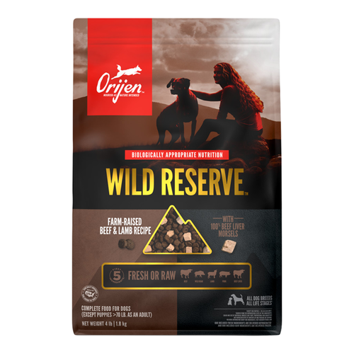 ORIJEN™ WILD RESERVE™ Farm-Raised Beef & Lamb Recipe