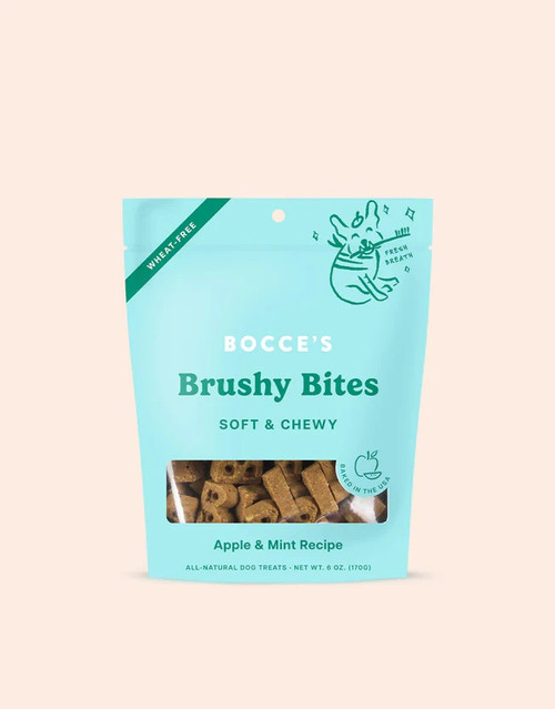 Bocce's Brushy Bites Soft & Chewy Treats