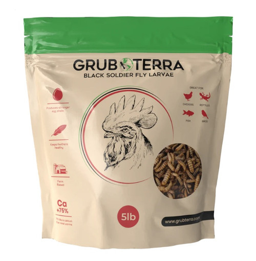 GrubTerra® Dried Black Soldier Fly Larvae