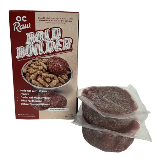 OC Raw® Ruby Bold Builder™ Frozen Dog & Cat Food Topper