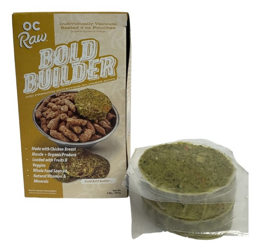 C Raw Dog & Cat Frozen Bold Builders Chicken & Produce