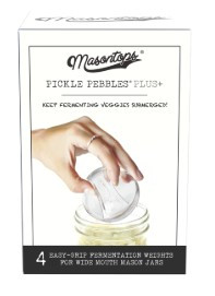 Wide Mouth Pickle Pebble Fermentation