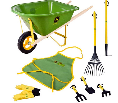Wheelbarrow Kids Garden Set
