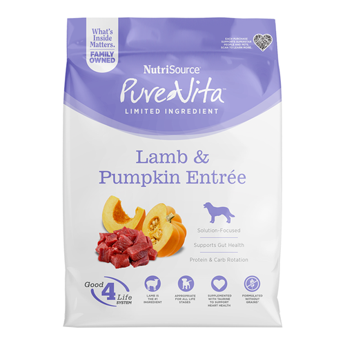 NutriSource® Pure Vita™ Lamb & Pumpkin Entrée