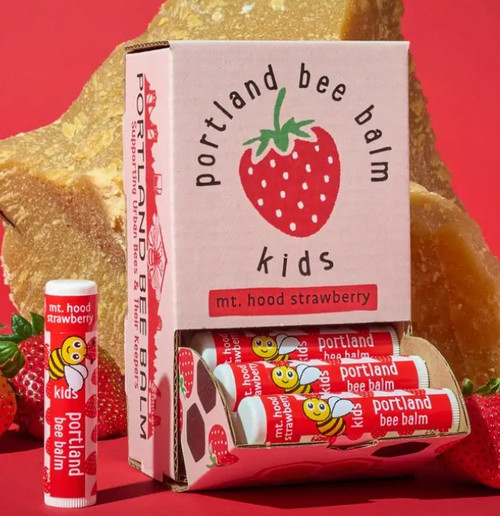 Kids Strawberry Beeswax Lip Balm