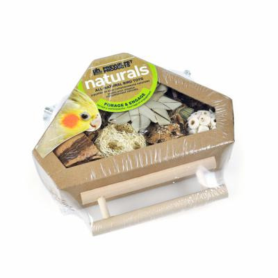 Naturals™ Corner Bird Box with Perch