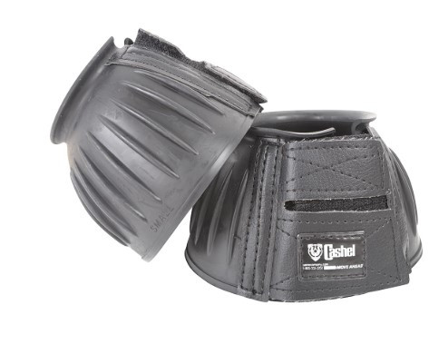 Cashel Rubber Bell Boots in Black