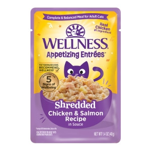 Wellness® Appetizing Entrées™ Shredded Chicken & Salmon Recipe