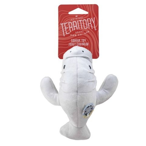 Territory's Manatee Squeaker Dog Toy