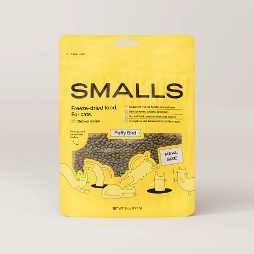 Smalls® Freeze-Dried Puffy Bird Cat Food