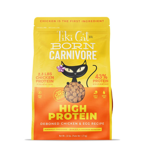 Tiki Cat™ Born Carnivore™ High Protein: Deboned Chicken & Egg Recipe