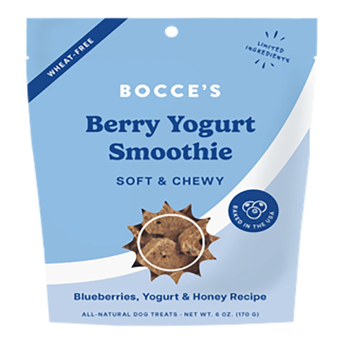 Bocce's Berry Yogurt Smoothie Soft & Chewy Treats