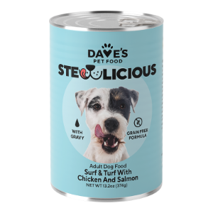 Dave's Stewlicious Surf & Turf with Chicken and Salmon for Dogs
