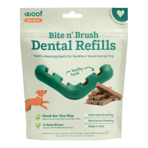 Woof Beef Bite n' Brush Refills