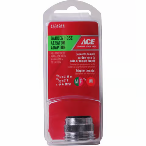 Ace Brass Female/Male Garden Hose Aerator Adapter