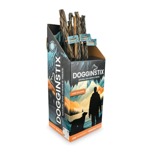 Dogginstix Braided Lamb Collagen