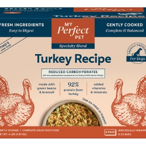 My Perfect Pet® Turkey Reduced Carbohydrates Specialty Diet Gently Cooked Dog Food