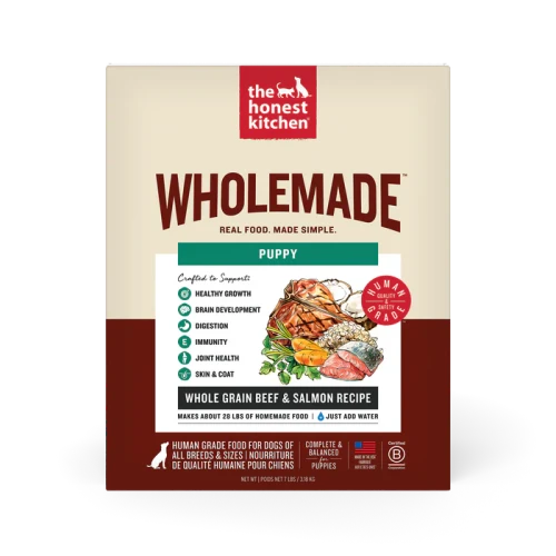 The Honest Kitchen Wholemade Whole Grain Beef & Salmon Dehydrated Puppy Dog Food