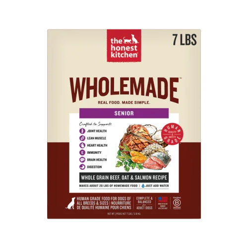 The Honest Kitchen Wholemade Dehydrated Senior Dog Food Beef & Salmon