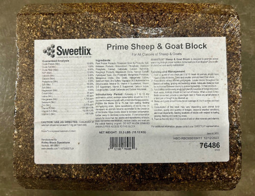 Prime Sheep and Goat Block