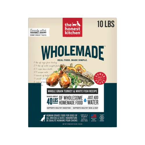 The Honest Kitchen Wholemade Whole Grain Turkey & White Fish