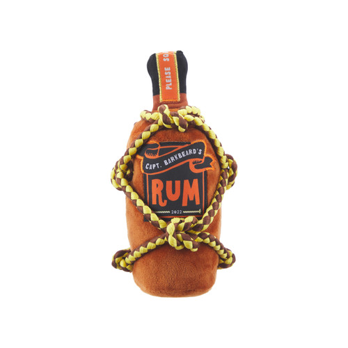 Bark Barkbeard's Rum Bottle Plush Dog Toy