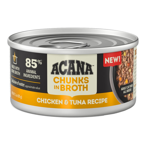 ACANA™ Chunks in Broth Chicken & Tuna Recipe