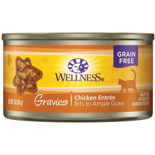 Wellness® Complete Health Gravies Chicken Entrée Bits in Ample Gravy Cat Can