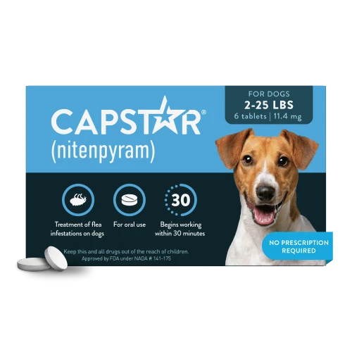 CAPSTAR® (nitenpyram) Oral Flea Treatment for Dogs 2-25 lbs