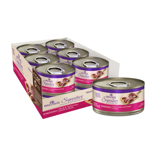 Wellness CORE Signature Selects Shredded Duck & Turkey Liver Entrée in Sauce
