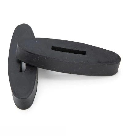 Black Rubber Rein Stops