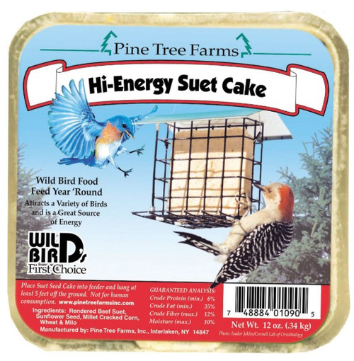 Hi‑Energy Wild Bird Suet Cake