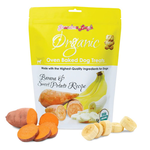 Grandma Lucy's® Organic Backed Banana & Sweet Potato Treat