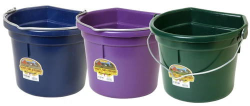 DuraFlex® Plastic Flatback Bucket