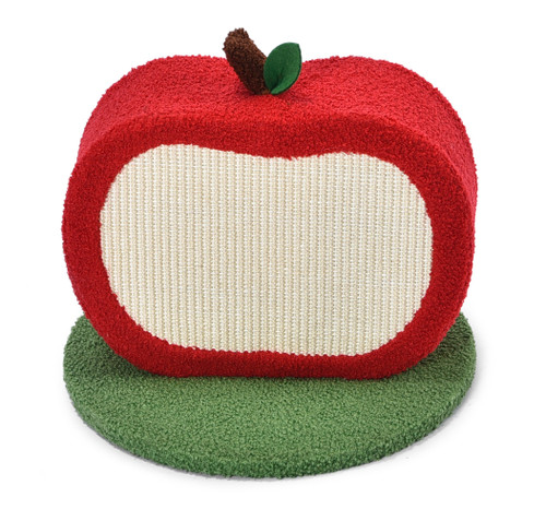 Max & Marlow Novelty Cat Scratcher Apple