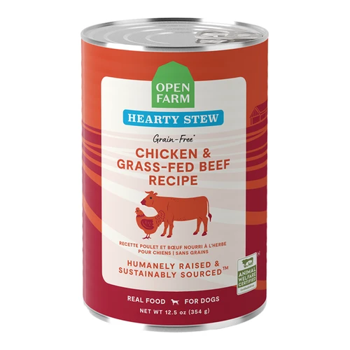 Open Farm® Chicken & Grass-Fed Beef Hearty Stew Wet Dog Food