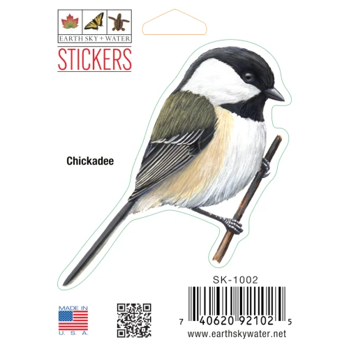 Earth Sky + Water Stickers - Chickadee