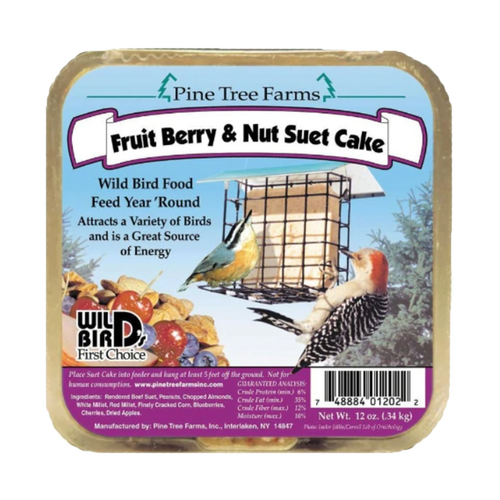 Pine Tree Farms® Fruit, Berry & Nut Suet Cake