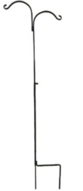The Hookery Double Adjustable Shepherd's Hook 60 to 90"