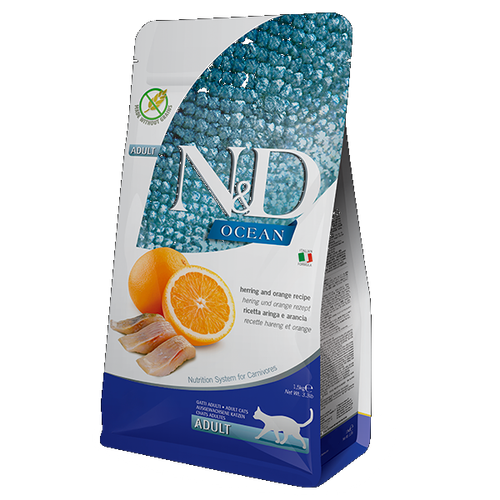 N & D Ocean Feline Herring and Orange
