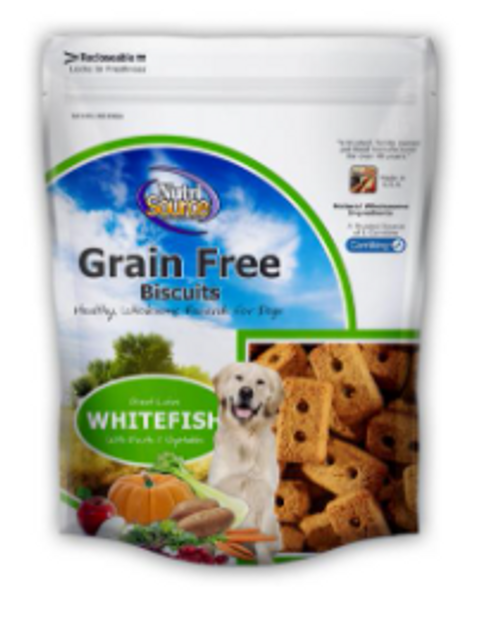 NutriSource Grain Free Fish Biscuit 6  - 14 oz