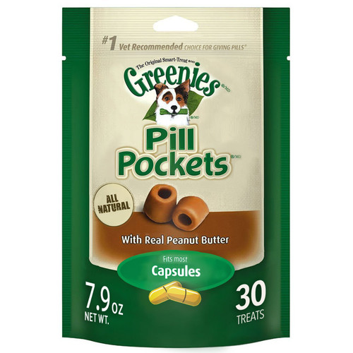 Greenies Dog Pill Pockets Peanut Butter Flavored - 7.9 oz