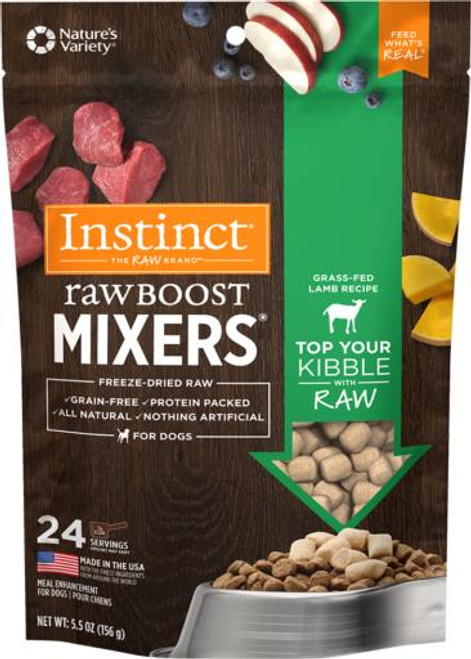 Instinct® Raw Boost Mixers® Blends Real Lamb Topper