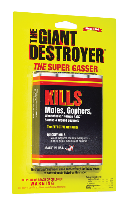 The Giant Destroyer Super Gasser - 4 pk