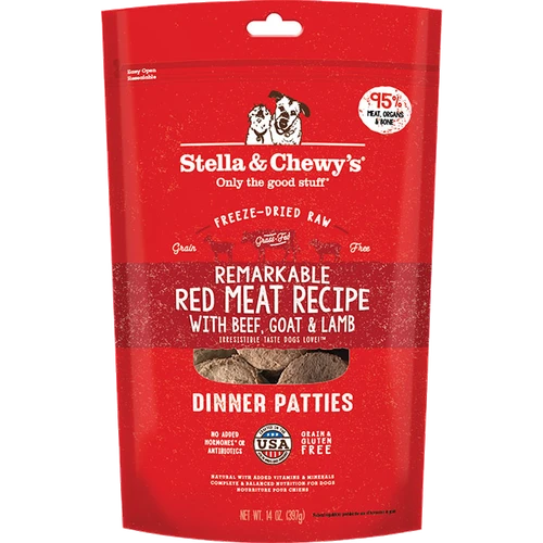 Stella & Chewy's® Remarkable Red Meat® Freeze-Dried Raw Dinner Patties