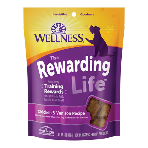 Wellness® Rewarding Life Soft & Chewy Chicken & Venison Healthy Dog Treats