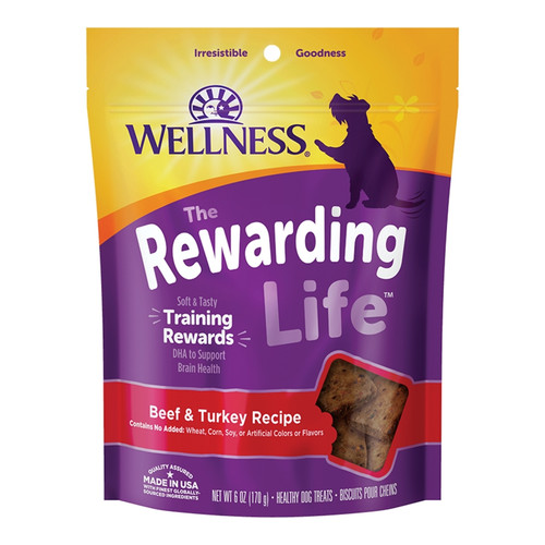 Wellness® Rewarding Life Soft & Chewy Beef & Turkey Healthy Dog Treats