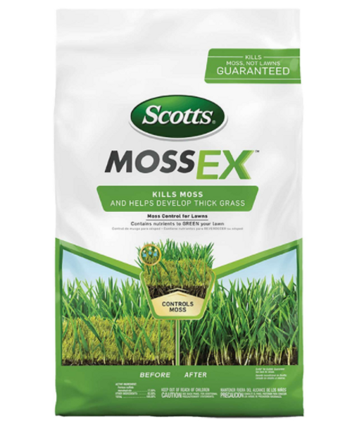 Scotts MossEx Moss Control Granules - 18.37 lbs