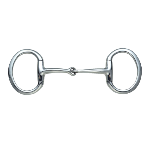 Shires Curved Mouth Eggbutt Snaffle Bit